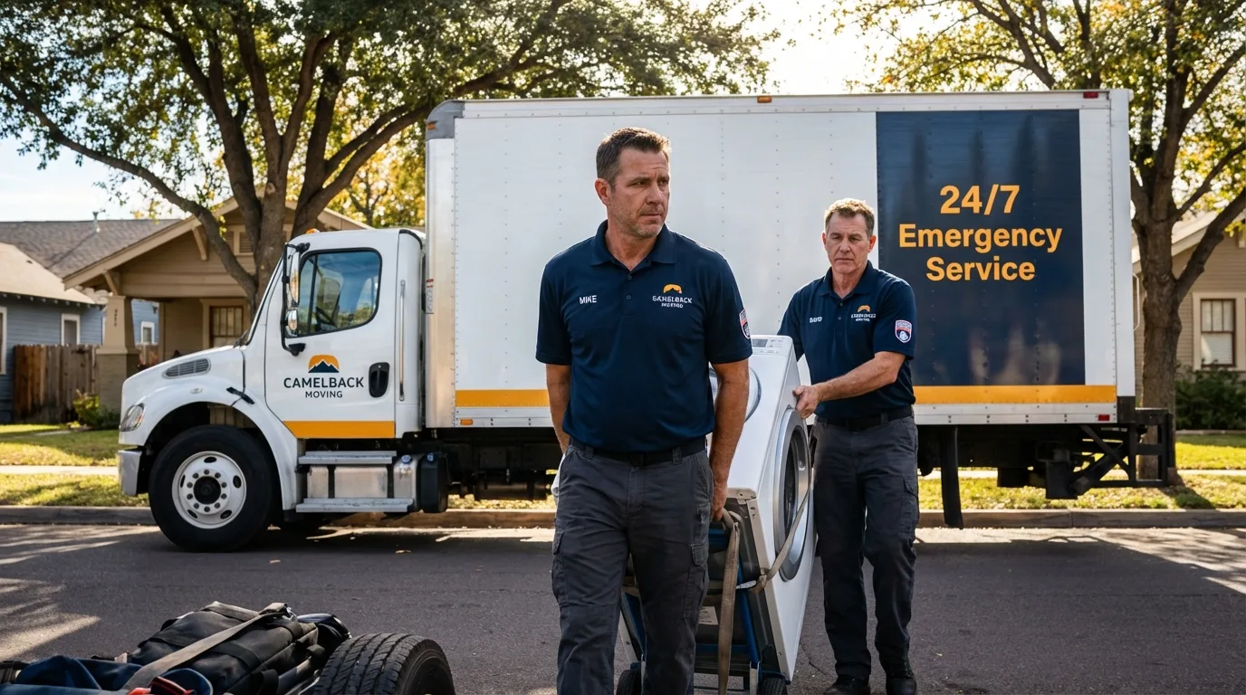 CamelBack Moving crew loading furniture in Napoleonville, LA