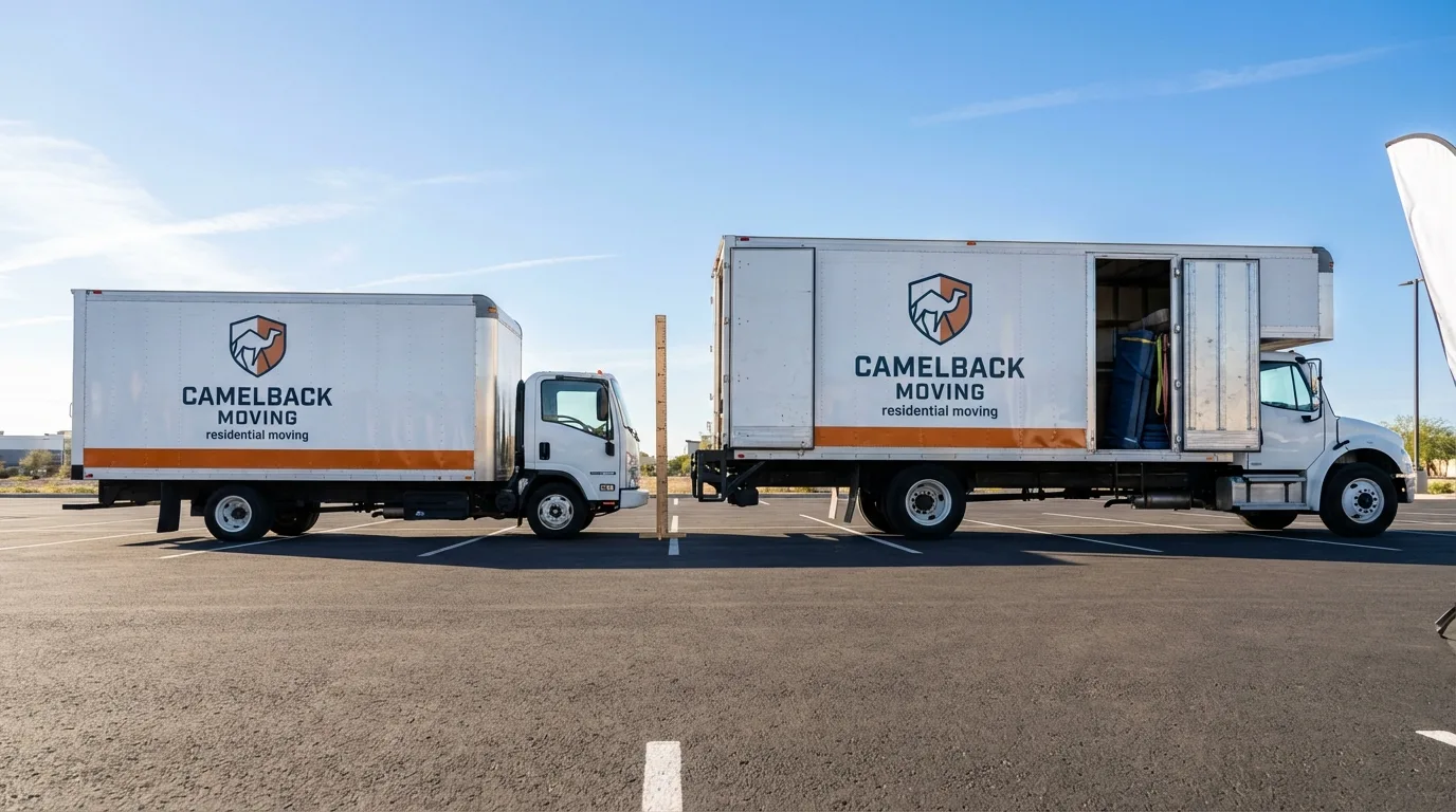 Moving truck size capacity guide in Napoleonville